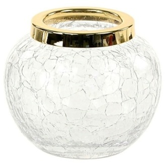 Toothbrush Holder Crackled Glass Brushes Holder Windisch 91675D